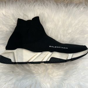 Balenciaga Speed Sock Sneakers BLACK SIZE 7.5